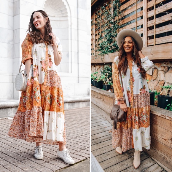 NWT Free People Days of Ditzies Maxi Dress - Picture 9 of 13